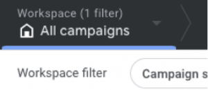 google campaigns tab